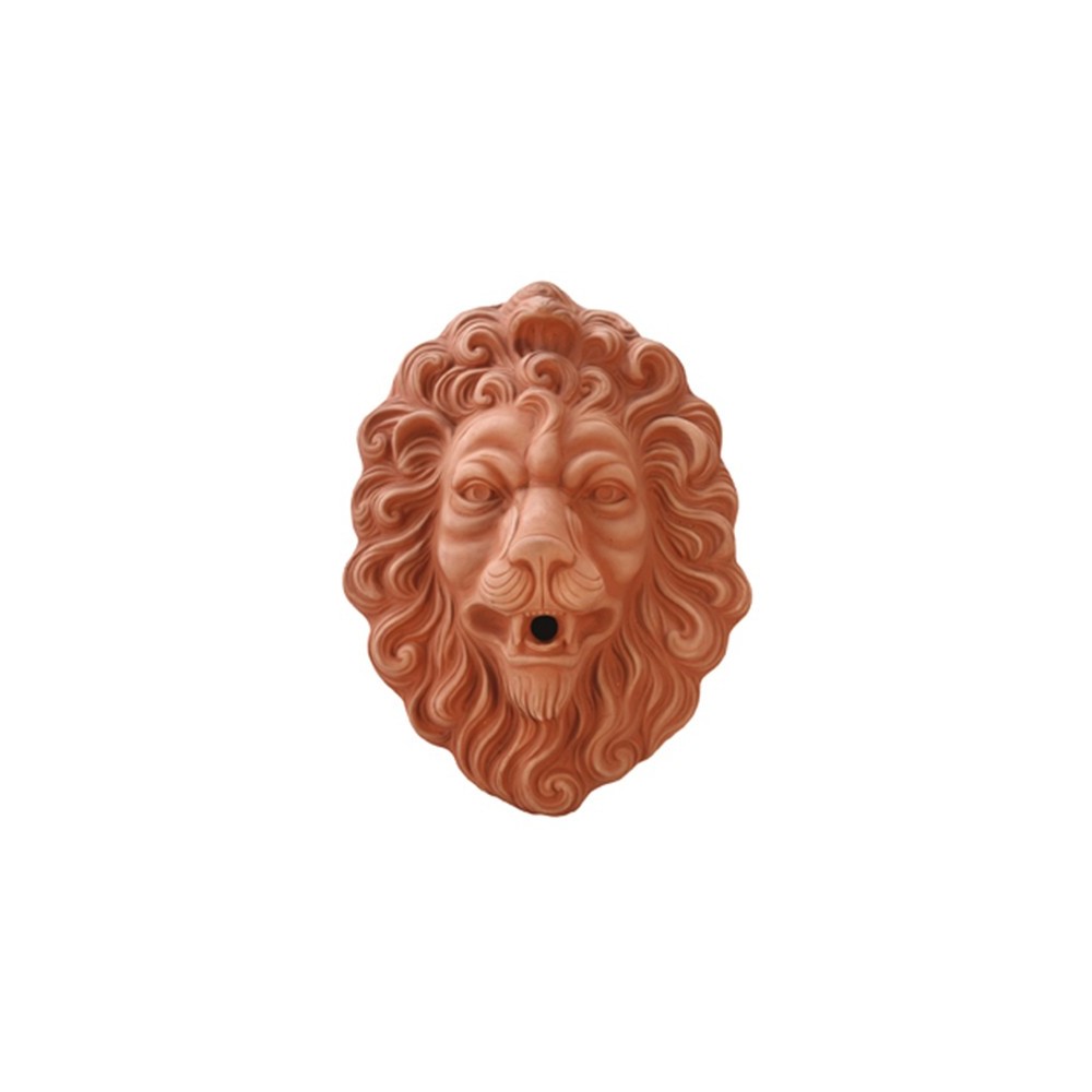 Lion's Head in Terracotta